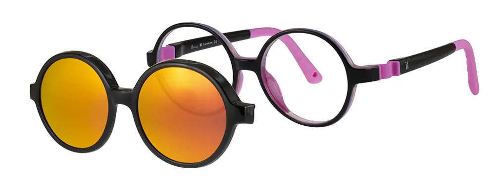 IN53-C1 | SHINY BLACK/BUBBLEGUM PINK